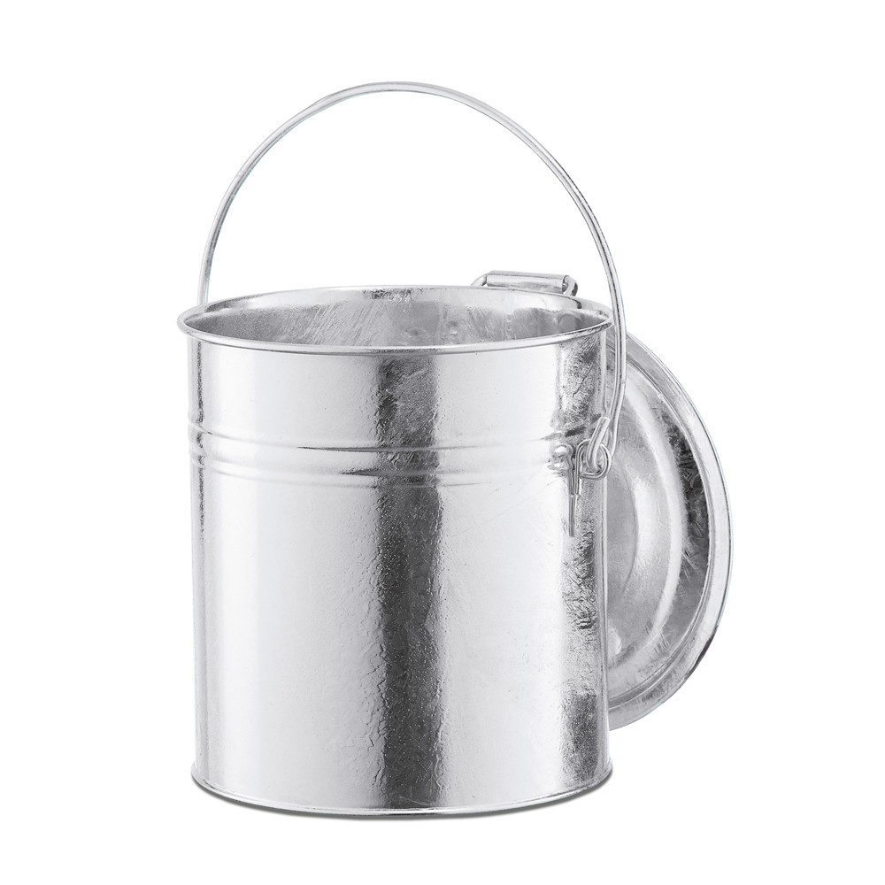 Produktabbildung Nr. 2: RENNER Mülleimer aus Stahlblech, 20 Liter, feuerverzinkt