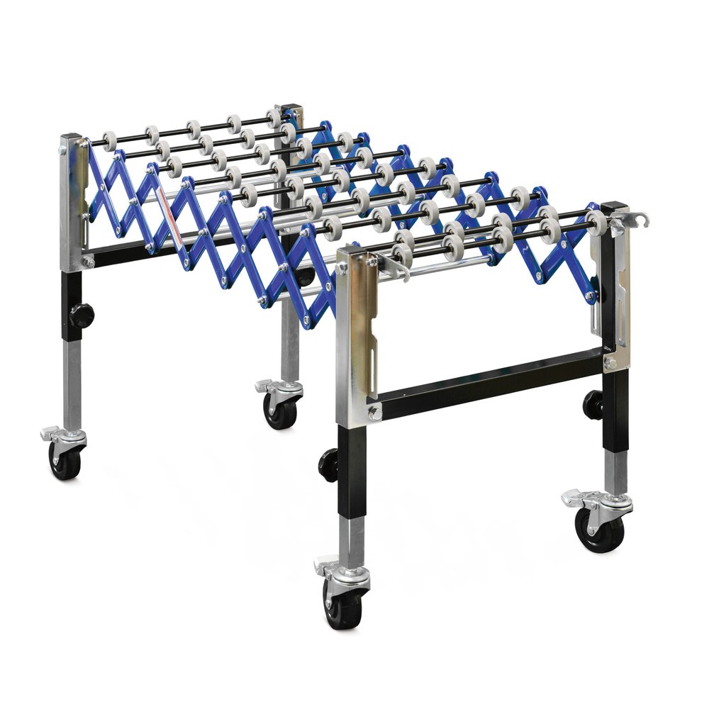 Produktabbildung: Restposten - Zwischenverkauf vorbehalten: Scheren-Röllchenbahn Ameise®, Bahnlänge 420-1.295 mm, Bahnbreite 500 mm, TK 30 kg