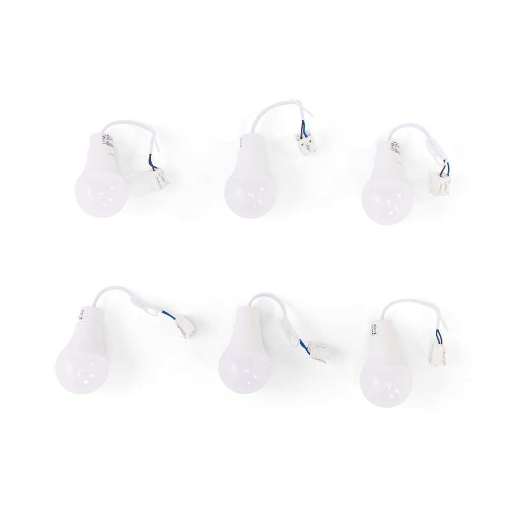 Produktabbildung: Restposten - Zwischenverkauf vorbehalten: Steinbock® LED-Baustellen-Leuchtmittel, 10 W, 1.055 lm, 4.000 K, SMD 2835, IP 20, 6 Stk/VE