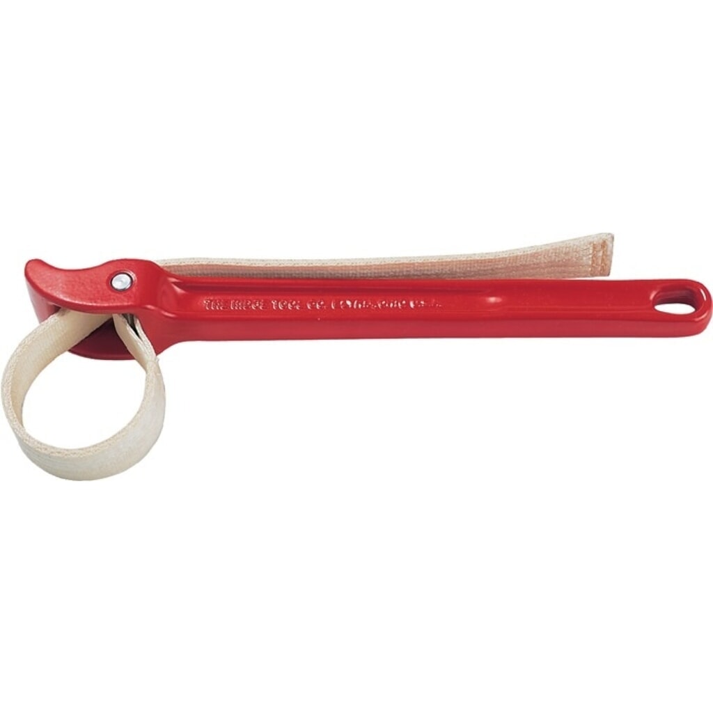 RIDGID Gurtrohrzange, Länge 300 mm Rohr-Durchmesser max. 135 mm, Gurtlänge 760 mm Bandbreite 30 mm Produktabbildung: RIDGID Gurtrohrzange, Länge 300 mm Rohr-Durchmesser max. 135 mm, Gurtlänge 760 mm Bandbreite 30 mm