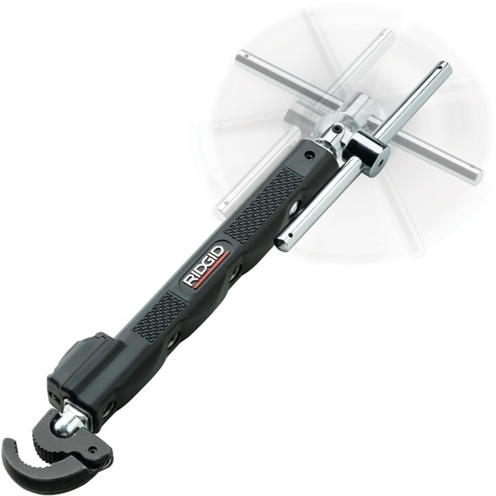 Produktabbildung Nr. 2: RIDGID Standhahnmutternschlüssel 2017, Länge 305 - 432 mm, Schlüsselweite 12 - 30 mm