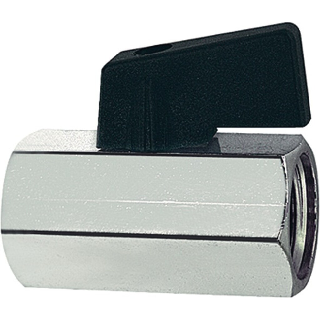 RIEGLER Mini-Kugelhahn 13,16mm G 1/4 Zoll IG/IG Produktabbildung Nr. 2: RIEGLER Mini-Kugelhahn 13,16mm G 1/4 Zoll IG/IG