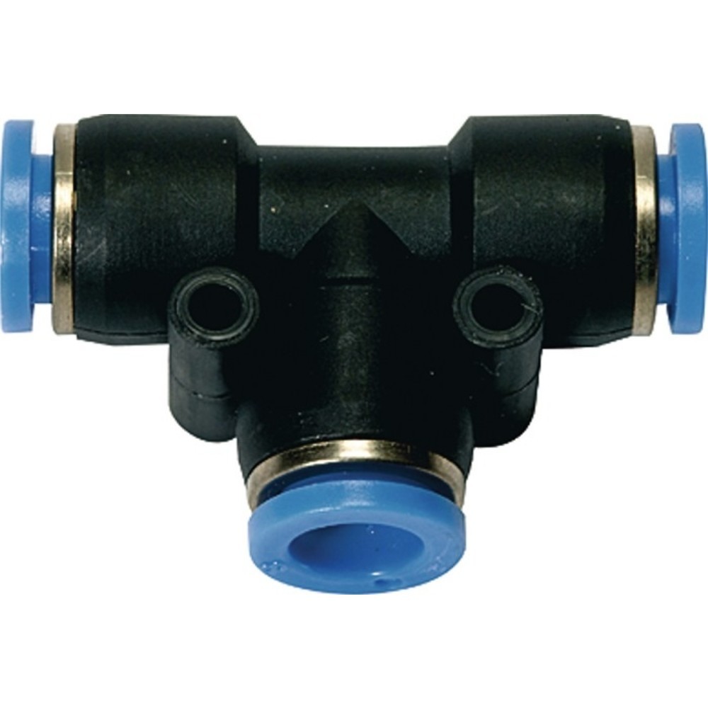 Produktabbildung: RIEGLER T-Steckverbindung Blaue Serie, 4 mm, L1 18,5 mm