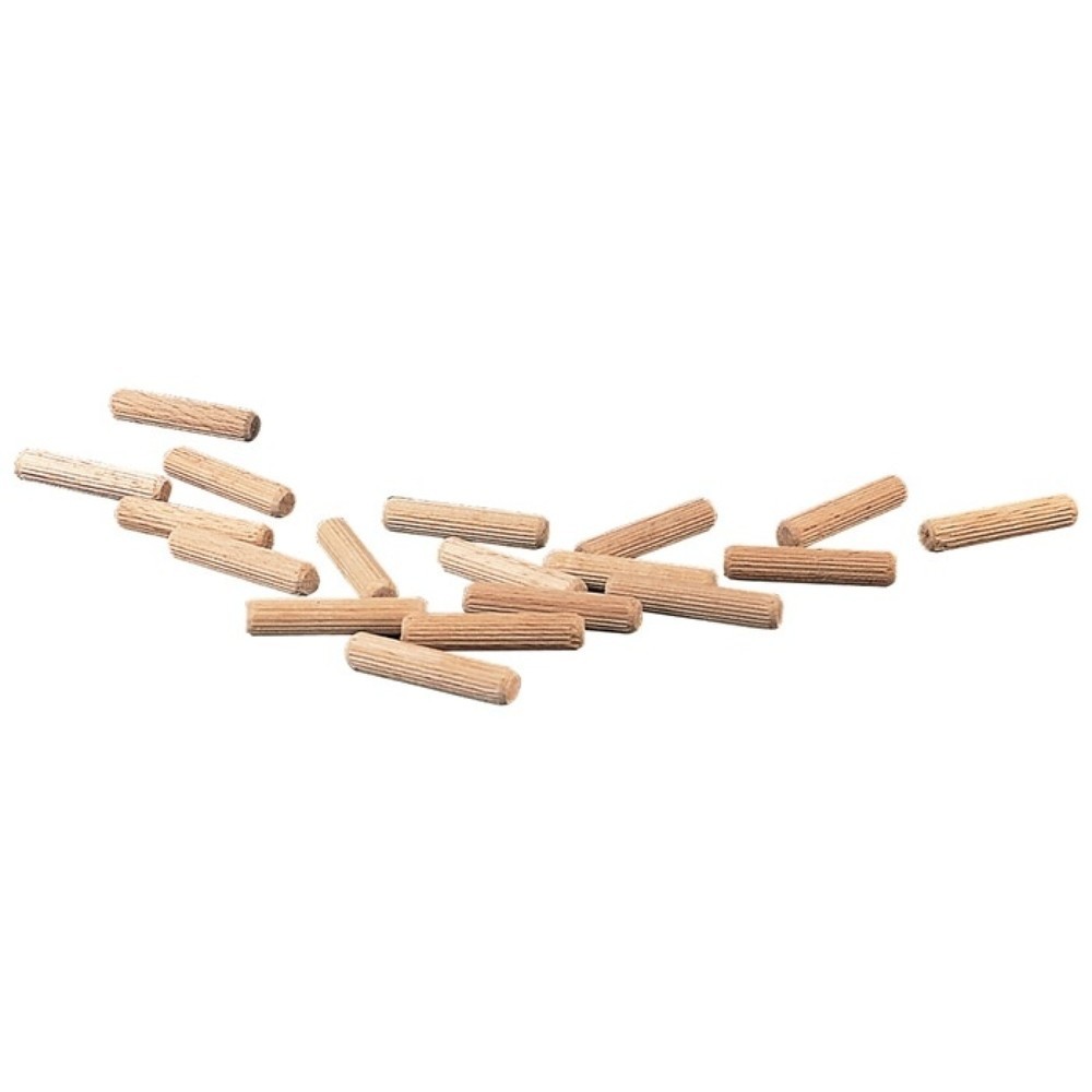 Produktabbildung: Riffeldübel, Buche, Länge 60 mm Ø 12 mm
