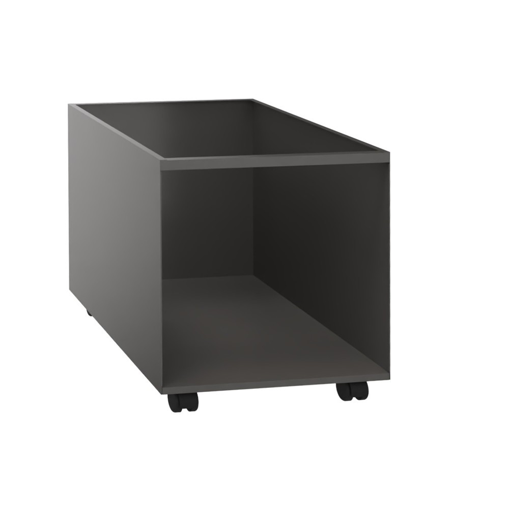 Produktabbildung Nr. 2: Rocholz Container mit Kunststoffeinsatz, fahrbar, HxBxT 525 x 500 x 650 mm, anthrazitgrau