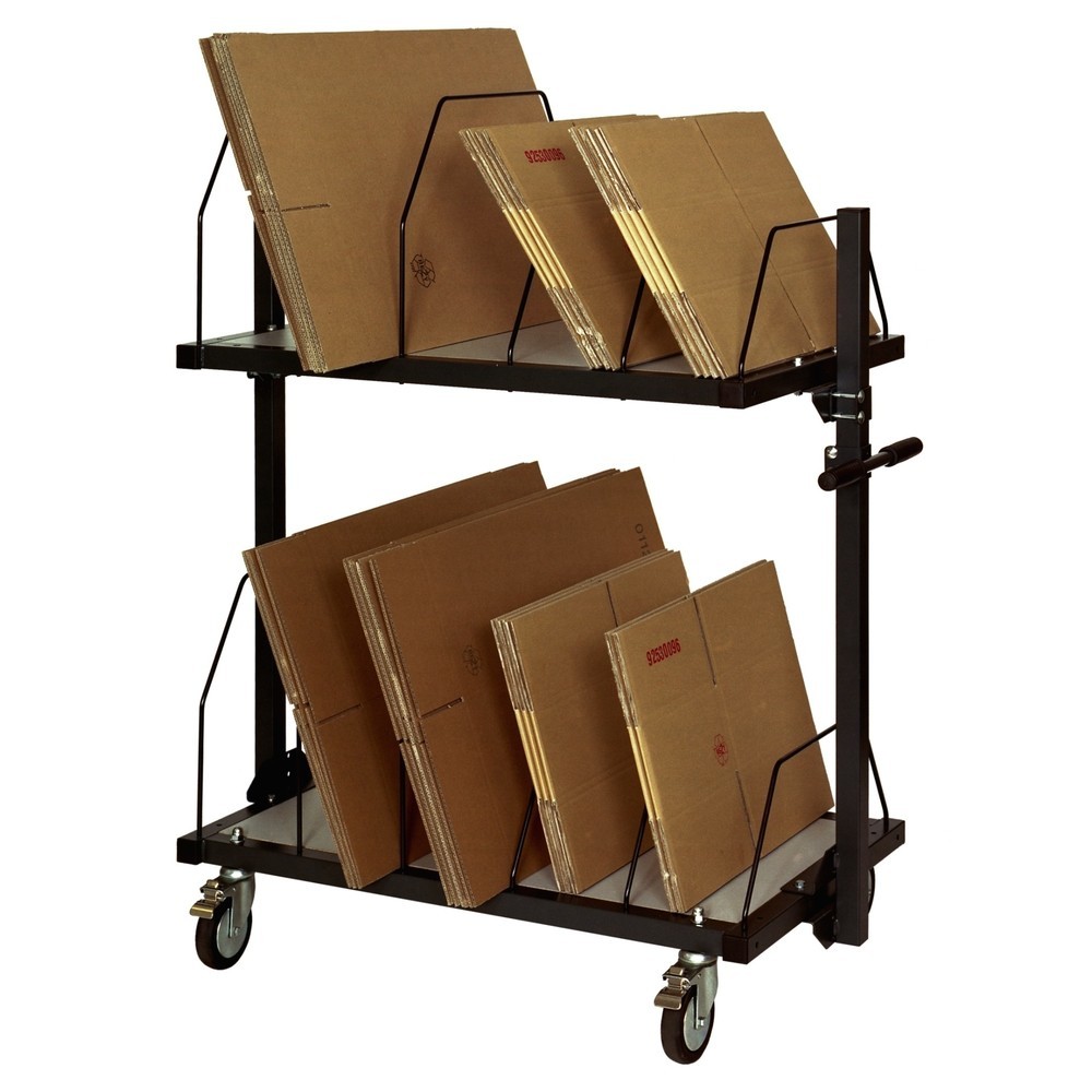 Produktabbildung Nr. 3: Rocholz Kartonagen-Magazin mit Schiebebügel, 2 Ebenen, HxBxT 1.260 x 1.015 x 600 mm