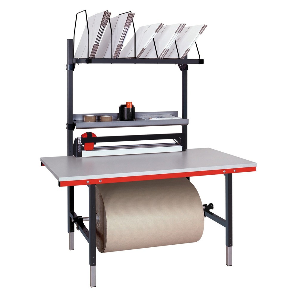 Produktabbildung Nr. 5: Rocholz Komplettpacktisch mit Schneidvorrichtung, HxBxT 690-960 x 1.600 x 800 mm