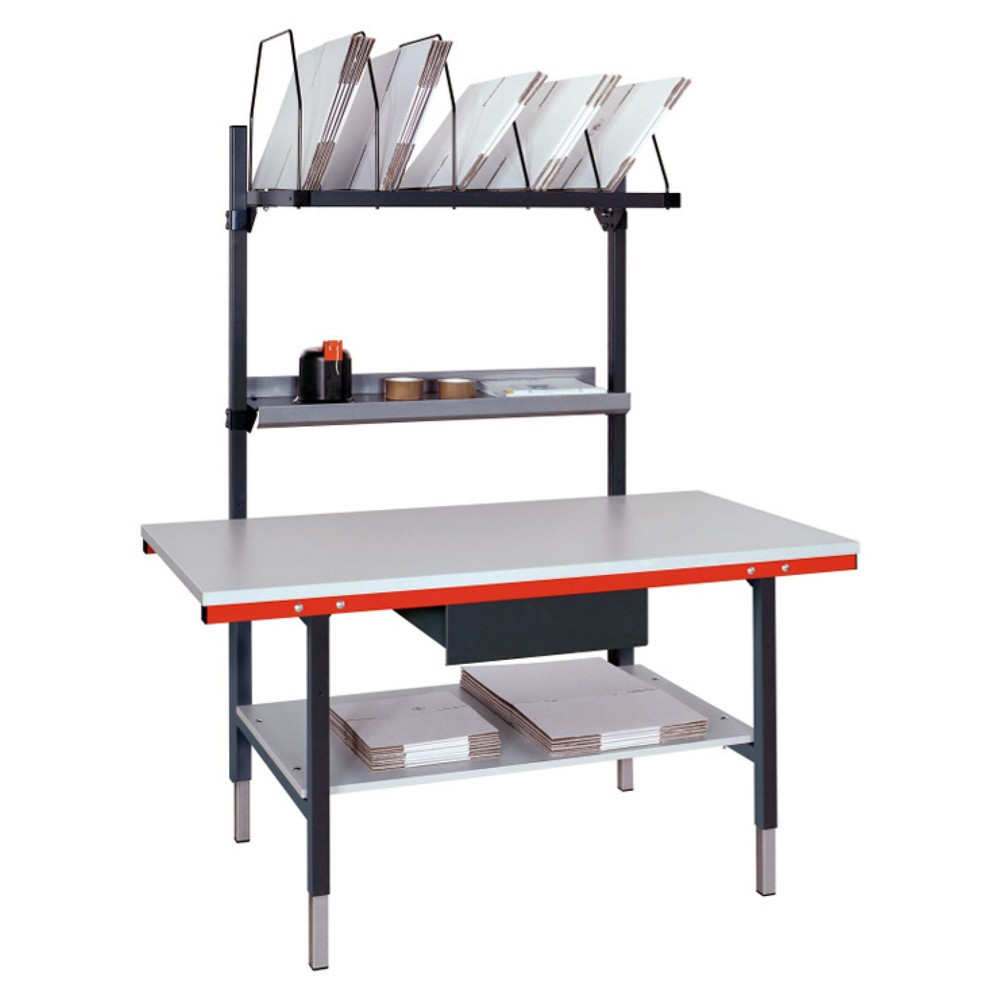 Produktabbildung Nr. 3: Rocholz Komplettpacktisch mit Schublade, HxBxT 690-960 x 1.600 x 800 mm