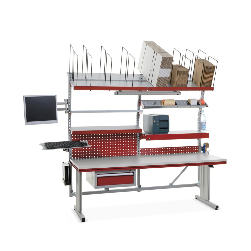 Produktabbildung Nr. 1: Rocholz Komplettpacktisch Premium, HxBxT 720-1.120 x 2.000 x 800 mm