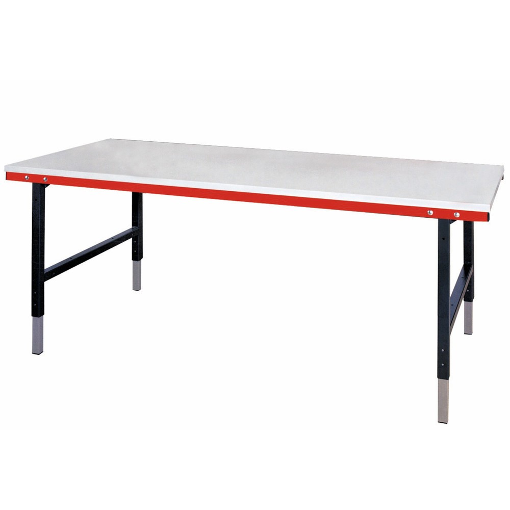 Produktabbildung Nr. 6: Rocholz Pack- und Arbeitstisch, TK 200 kg, HxBxT 690-960 x 2.000 x 920 mm