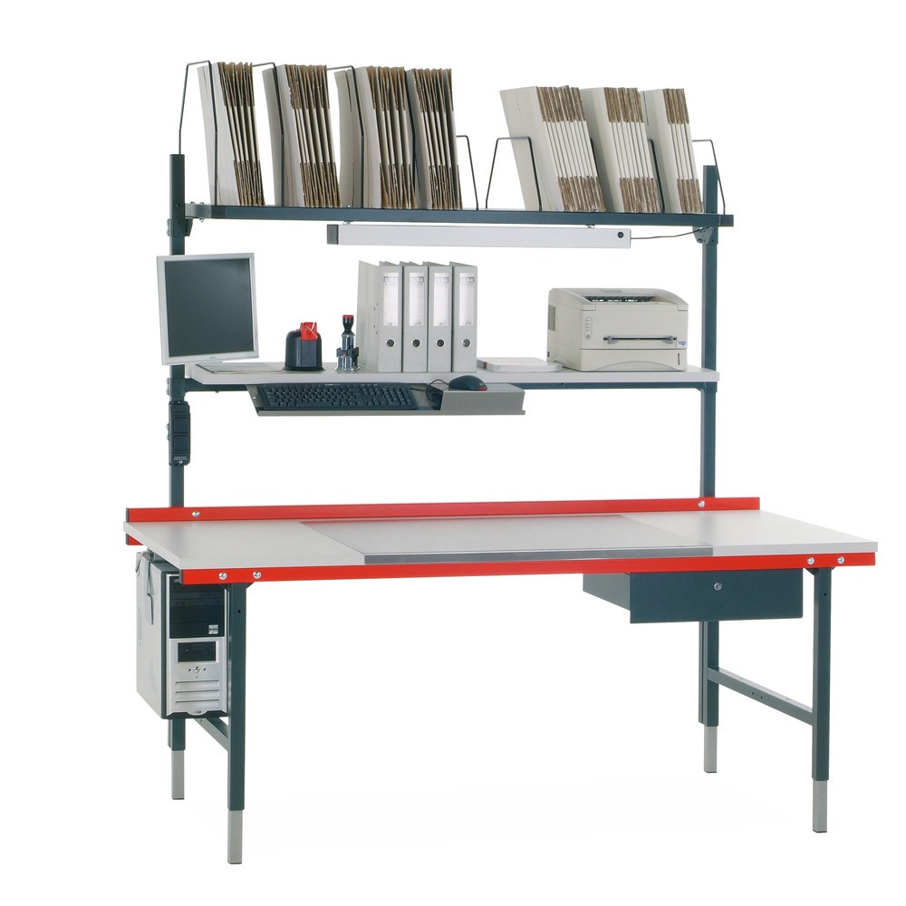 Produktabbildung Nr. 3: Rocholz Pack- und Arbeitstisch, TK 200 kg, HxBxT 690-960 x 2.000 x 920 mm
