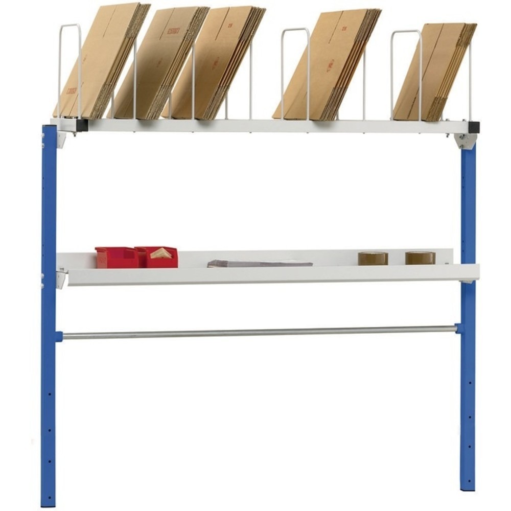 Produktabbildung: Rocholz Pack- und Arbeitstischaufbau V1 für Basistisch, 1.600 oder 2.000 mm