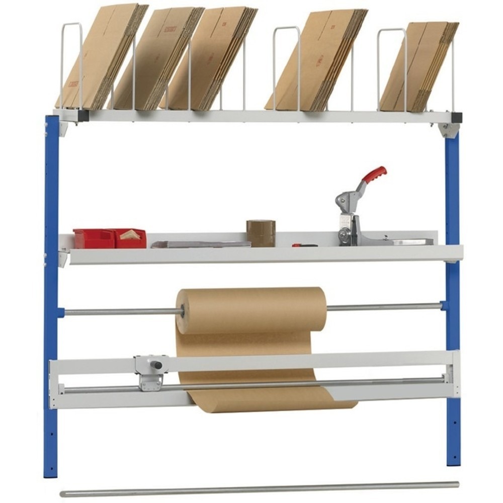 Produktabbildung: Rocholz Pack- und Arbeitstischaufbau V2 für Basistisch, 1.600 oder 2.000 mm