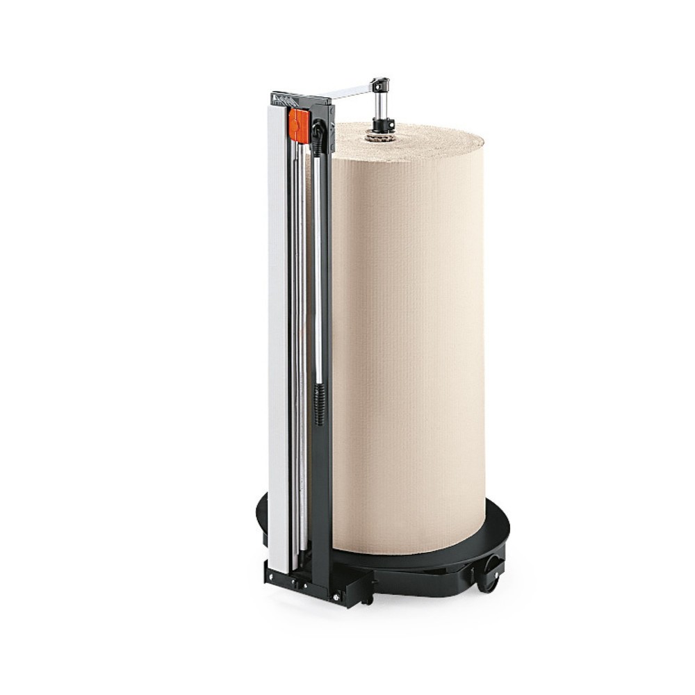 Produktabbildung: Rocholz Schneidständer vertikal, max. 200 kg, Rollen-Ø max. 700 mm, Schnittbreite 1.000 mm