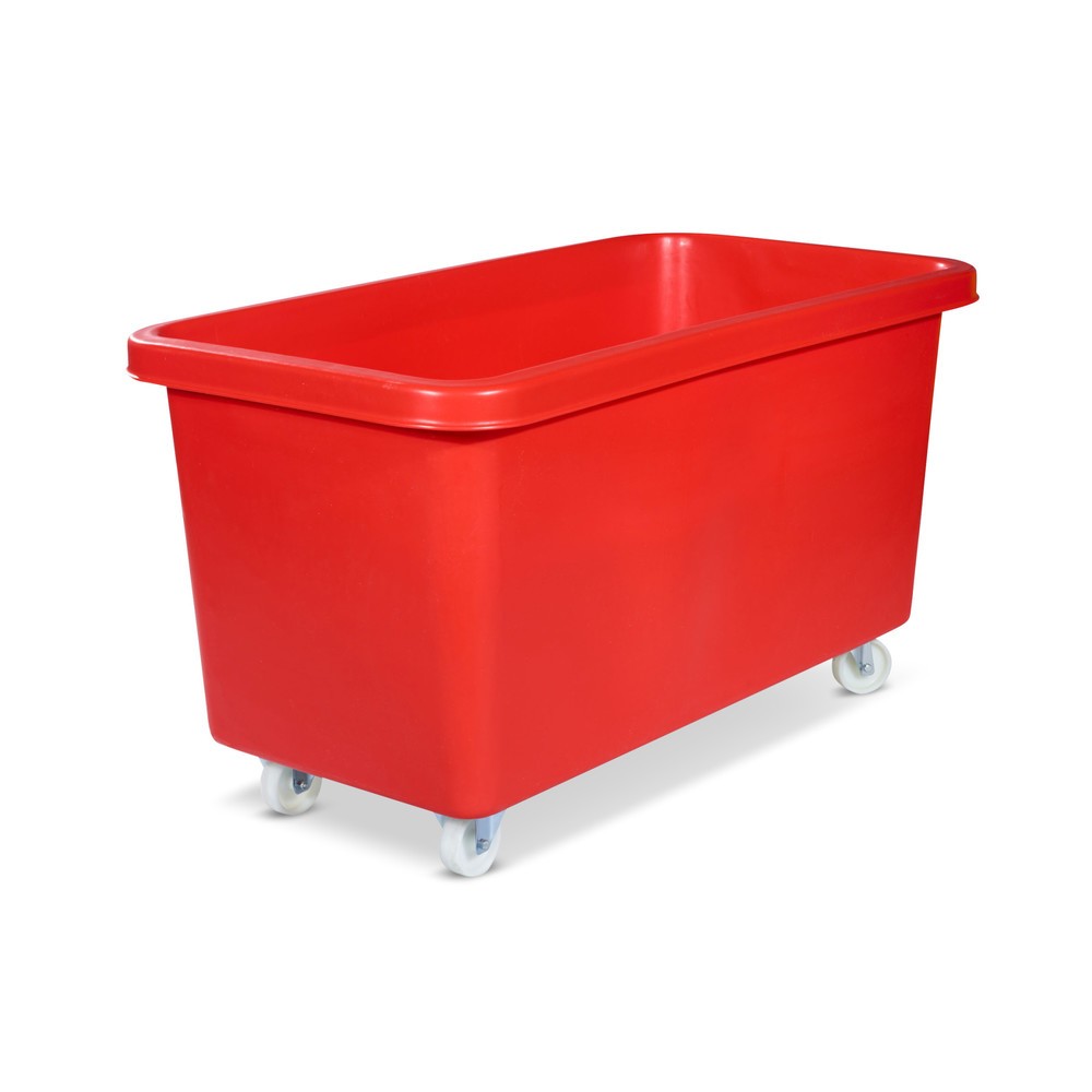 Produktabbildung: Rollbehälter BASIC, BxT 1308 x 699 mm, rot