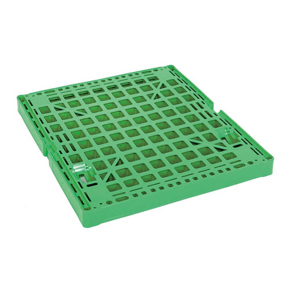 Produktabbildung Nr. 2: Rollbehälter Classic, 3-seitig, pulverbeschichtet, Kunststoff-Rollplatte, HxBxT 1.650 x 724 x 815 mm, verkehrsgrün