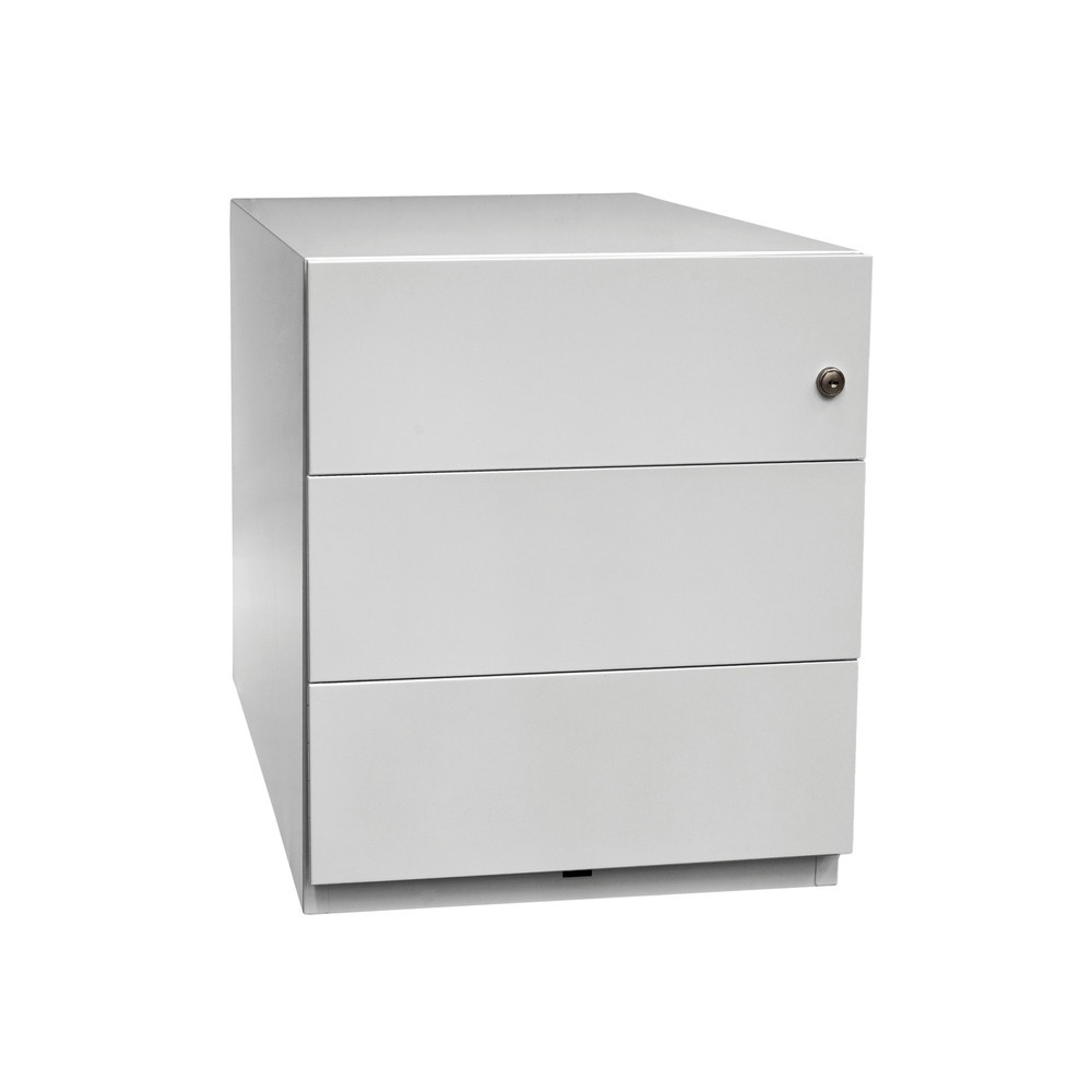 Produktabbildung: Rollcontainer Note™, HxBxT 495 x 420 x 565, 3 Schubladen, lichtgrau