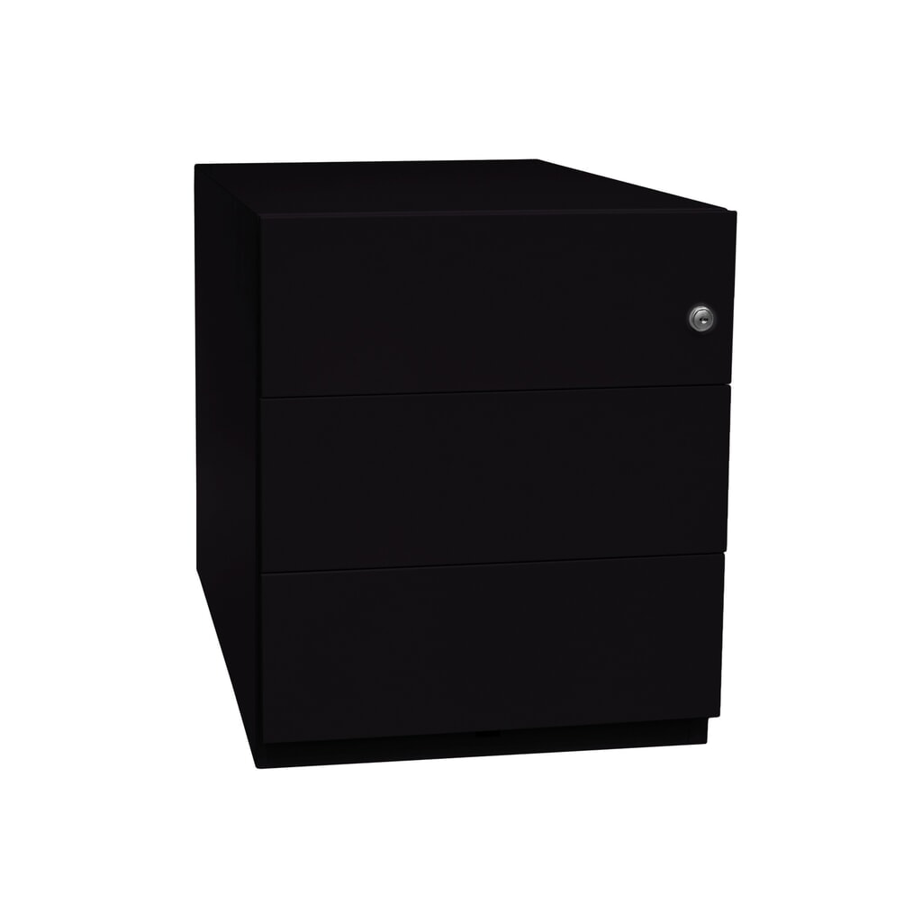 Produktabbildung: Rollcontainer Note™, HxBxT 495 x 420 x 565, 3 Schubladen, schwarz