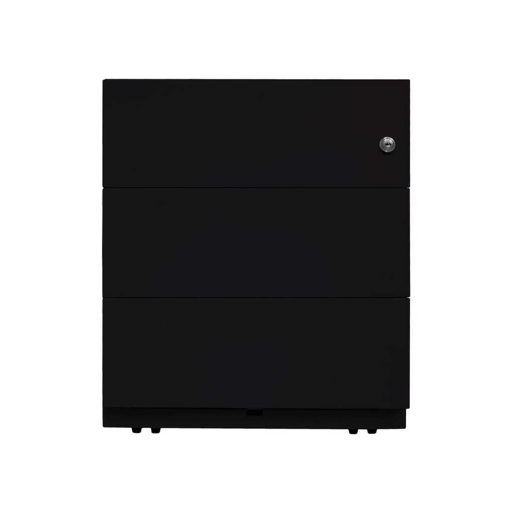 Produktabbildung Nr. 6: Rollcontainer Note™, HxBxT 495 x 420 x 565, 3 Schubladen, schwarz