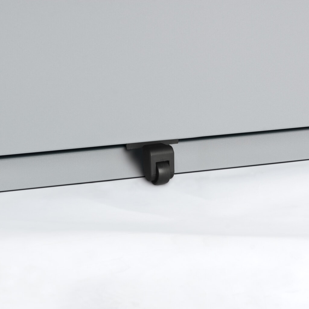 Rollcontainer Note™, HxBxT 495 x 420 x 565, 3 Schubladen, schwarz Produktabbildung Nr. 2: Rollcontainer Note™, HxBxT 495 x 420 x 565, 3 Schubladen, schwarz