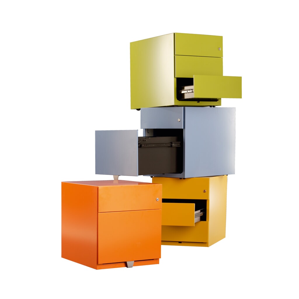Produktabbildung Nr. 9: Rollcontainer Note™ mit Hängeregister und Schublade, HxBxT 495 x 420 x 565 mm, schwarz