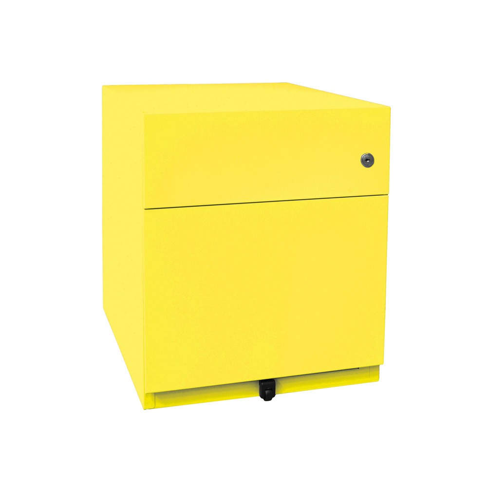Produktabbildung Nr. 1: Rollcontainer Note™ mit Hängeregister und Schublade, HxBxT 495 x 420 x 565 mm, gelb