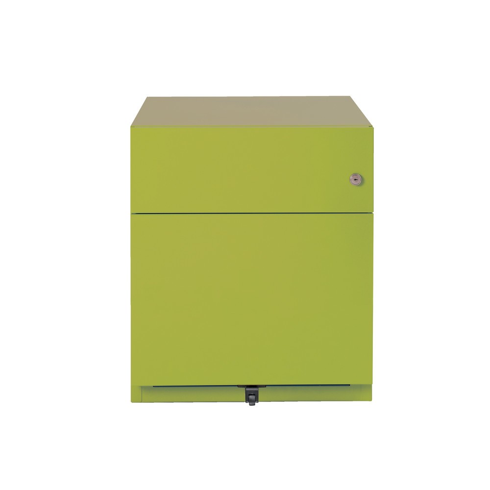 Produktabbildung Nr. 6: Rollcontainer Note™ mit Hängeregister und Schublade, HxBxT 495 x 420 x 565 mm, grün