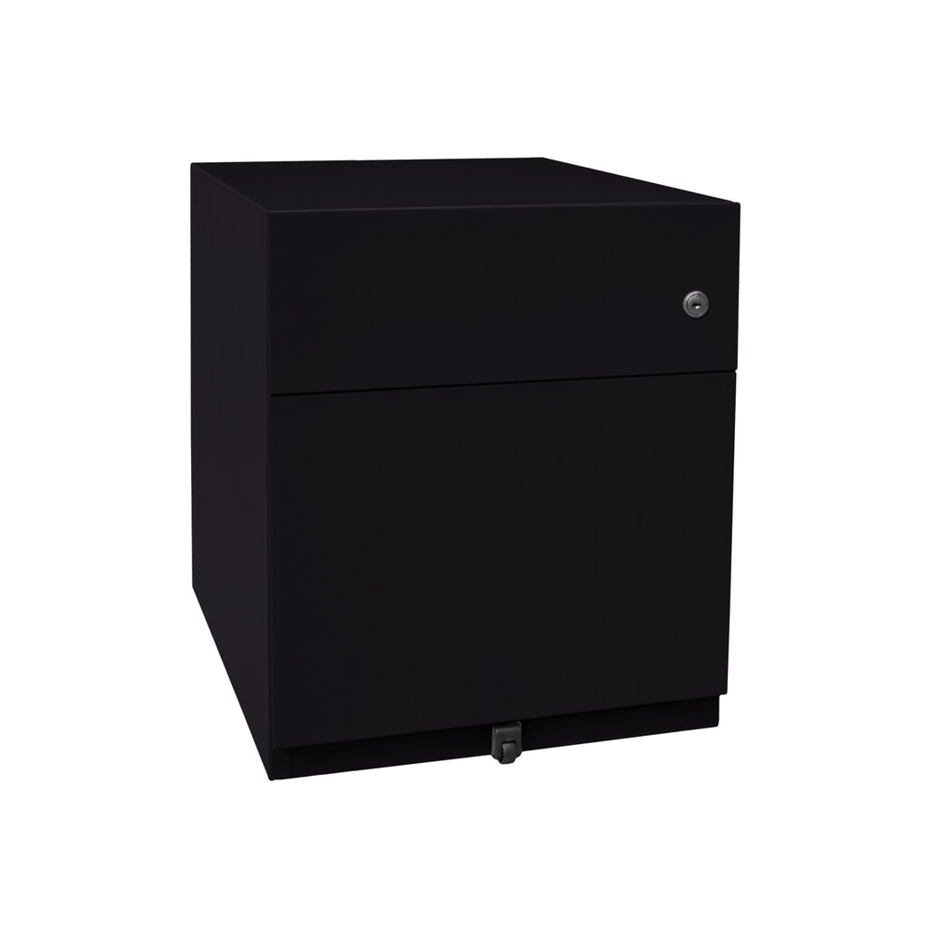 Produktabbildung Nr. 7: Rollcontainer Note™ mit Hängeregister und Schublade, HxBxT 495 x 420 x 565 mm, schwarz