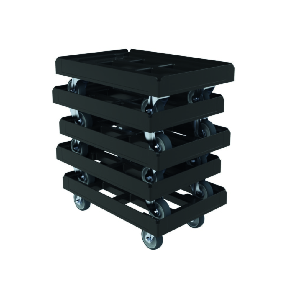 Produktabbildung Nr. 2: rolldolly® Transportroller BASIC für Euro-Stapelbehälter, Tragkraft 300 kg, HxBxT 190 x 410 x 610 mm