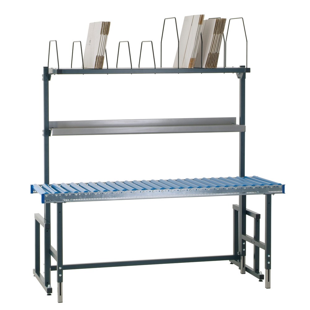 Produktabbildung Nr. 2: Rollenbahntisch ohne Arbeitsfläche für Rocholz Packtisch-System, BxT 1.955 x 640 mm