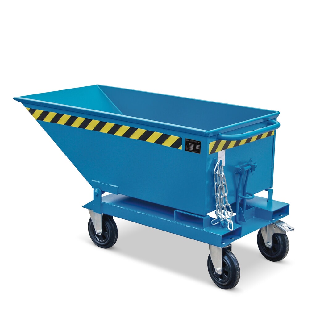 Produktabbildung: Rollensatz für Bauer® Muldenkipper, kastenförmige + niedrige Mulde, Bauhöhe 235 mm