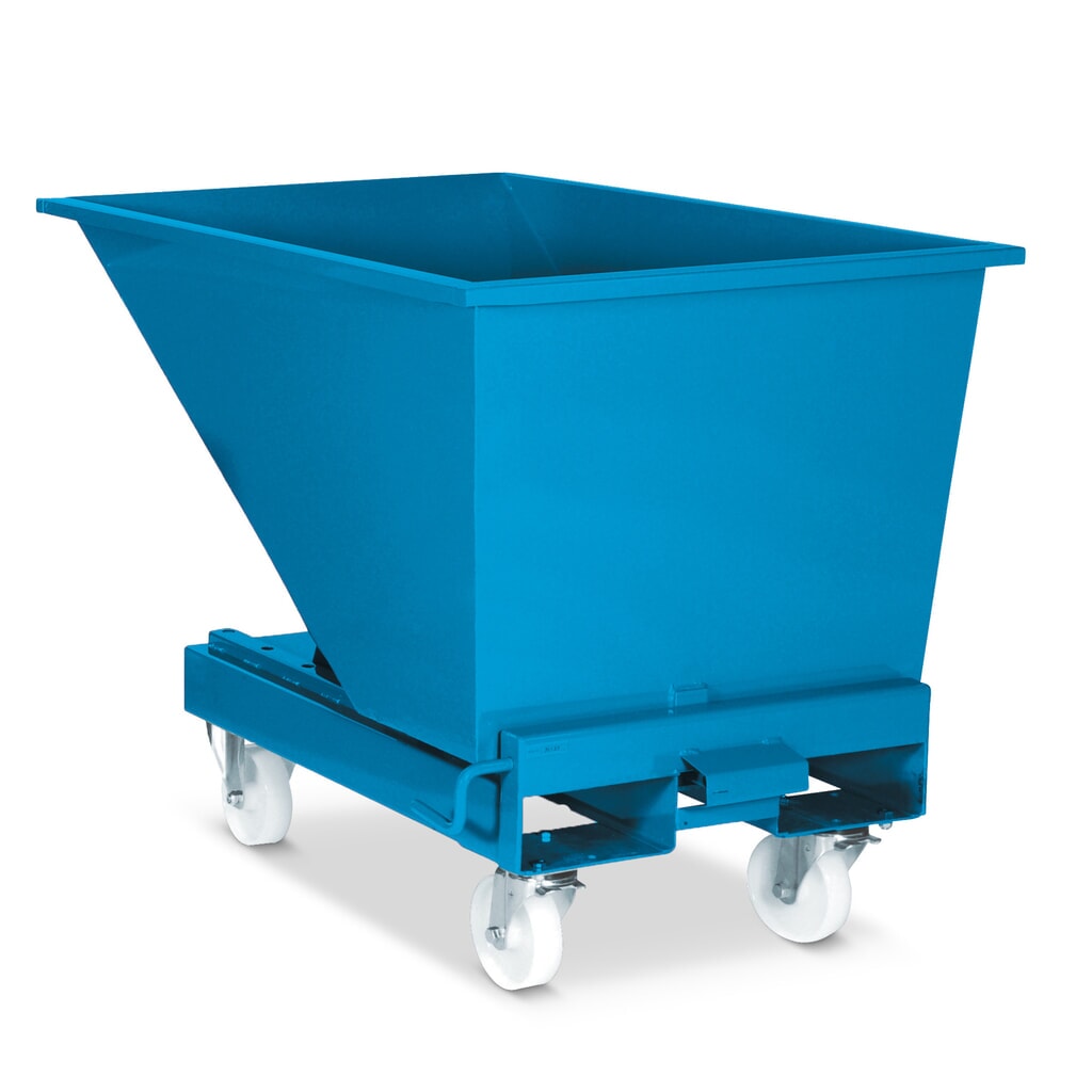 Rollensatz für Kippbehälter mit automatischer Auslösung, Nylon, Ø 150 mm Produktabbildung: Rollensatz für Kippbehälter mit automatischer Auslösung, Nylon, Ø 150 mm