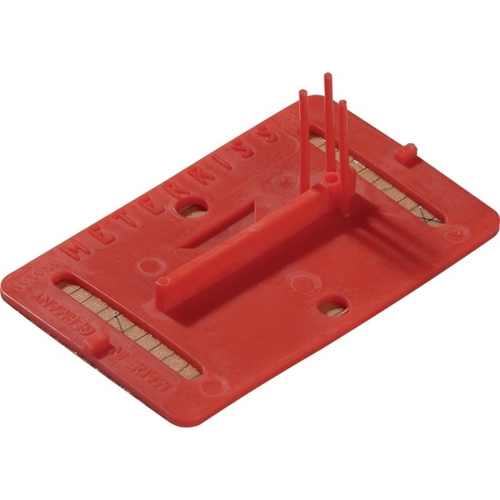 Produktabbildung: ROTHBUCHER SYSTEME Meterriss- und Achsplakette RS21, für L80xB50mm