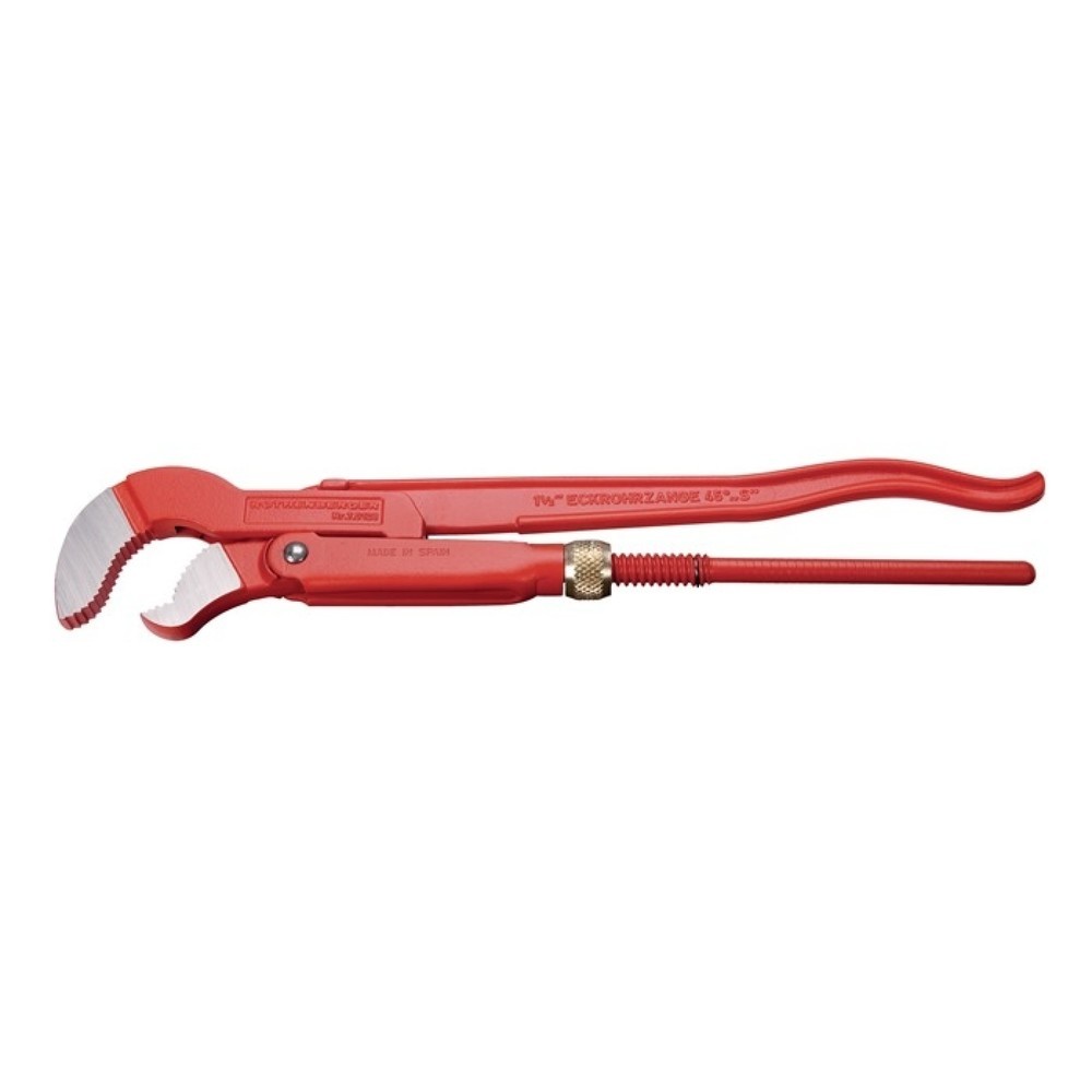 Produktabbildung: ROTHENBERGER Eckrohrzange Super S, Gesamtlänge 235 mm Spannweite 22 mm, für Rohre 1/2 Zoll