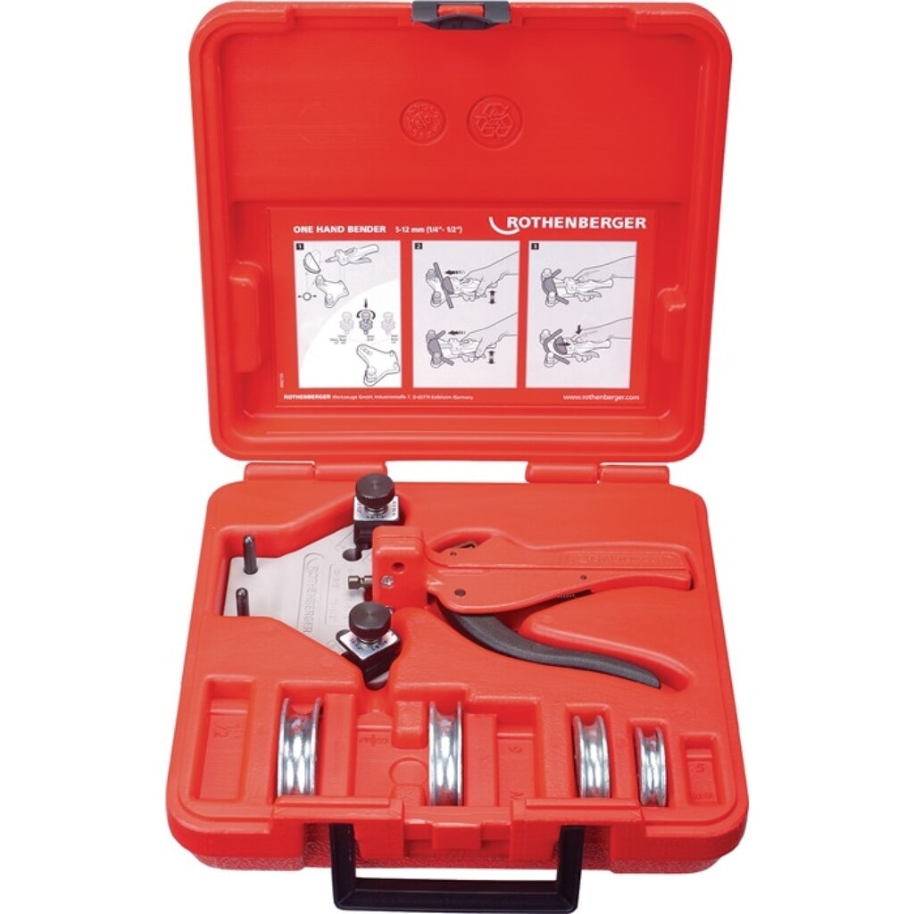 Produktabbildung Nr. 1: ROTHENBERGER Einhandbiegegerät TUBE BENDER b.90Grad Arbeitsber.5-12mm 5-tlg