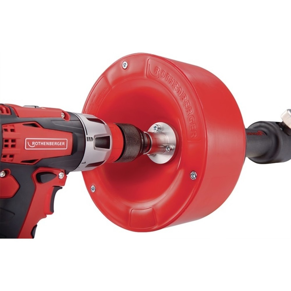 Produktabbildung Nr. 3: ROTHENBERGER Elektrorohrreinigungsgerät ROSPIMATIC CL Gr, Spirallänge 7,5 m, Spiralen-Durchmesser 8 mm