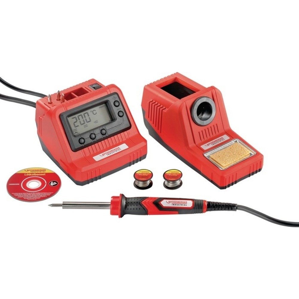 Produktabbildung: ROTHENBERGER INDUSTRIAL Lötstation digital, 200 - 450 °C, 60 W