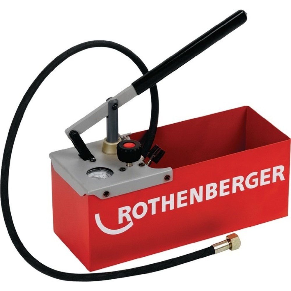 Produktabbildung: ROTHENBERGER Prüfpumpe TP 25 0-25bar R 1/2 Zoll Saugvolumen p.Hub ca.16 ml