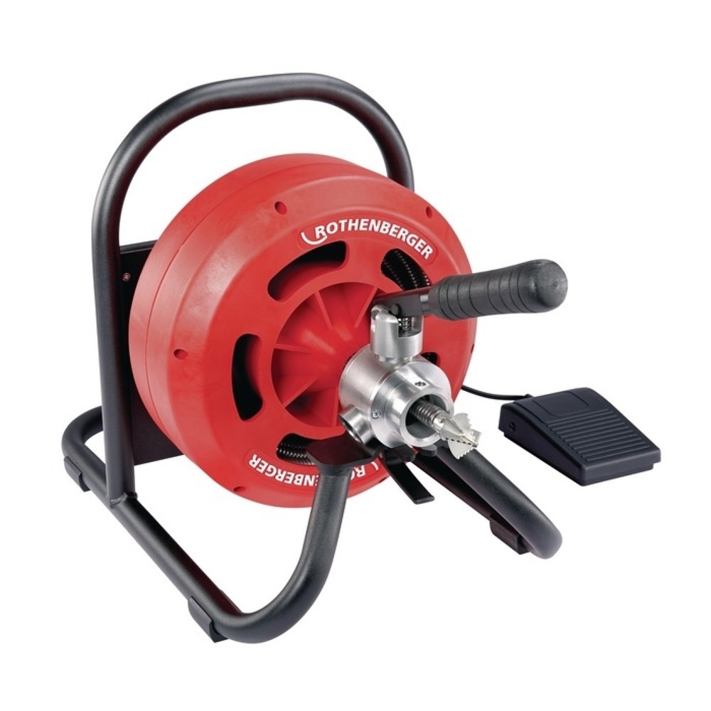 Produktabbildung: ROTHENBERGER Rohrreinigungsmaschine RODRUM S 13, 230 V 300 U/min (Trommel) 440 W, für Rohr-Durchmesser 40 - 100 mm