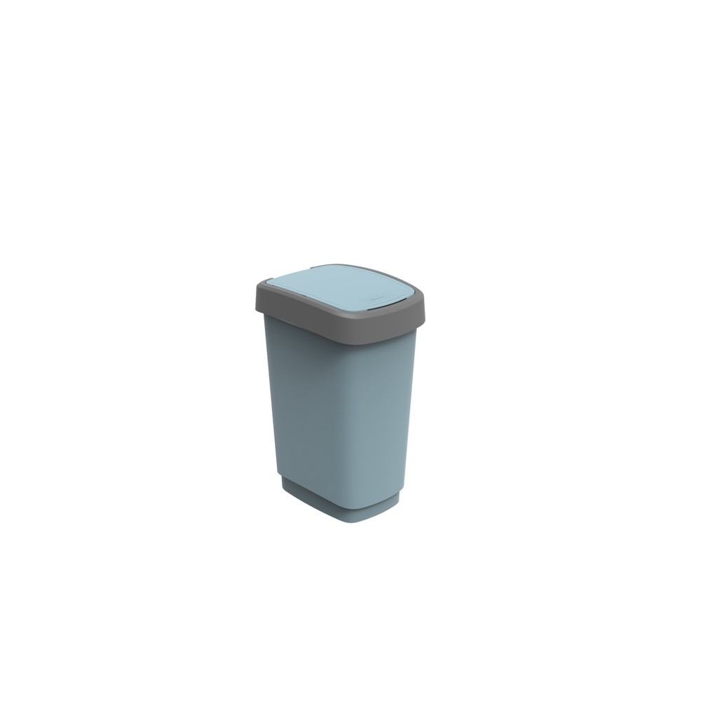 Produktabbildung: rothopro  Abfalleimer TWIST Art, 25 l, blau