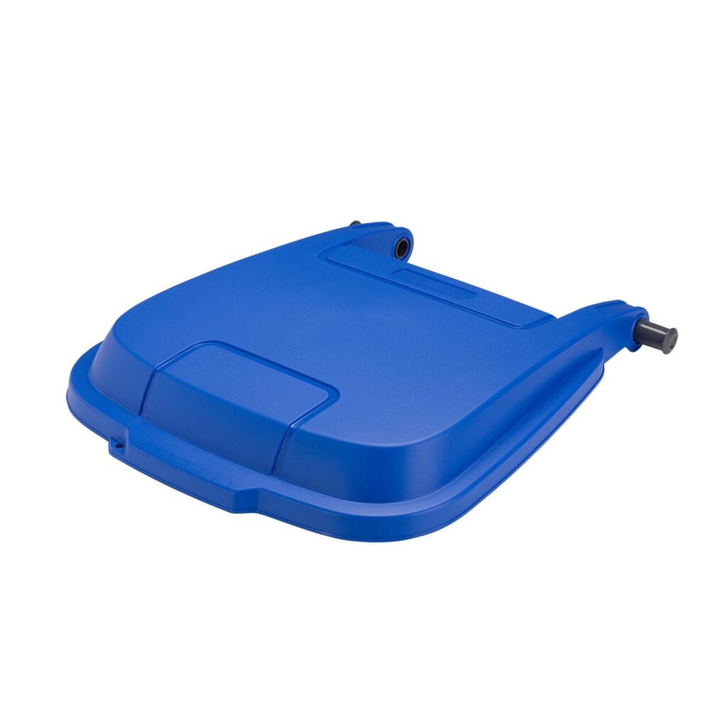 rothopro Abfalltonne ATLAS, 100 l, Deckel blau Produktabbildung Nr. 2: rothopro Abfalltonne ATLAS, 100 l, Deckel blau