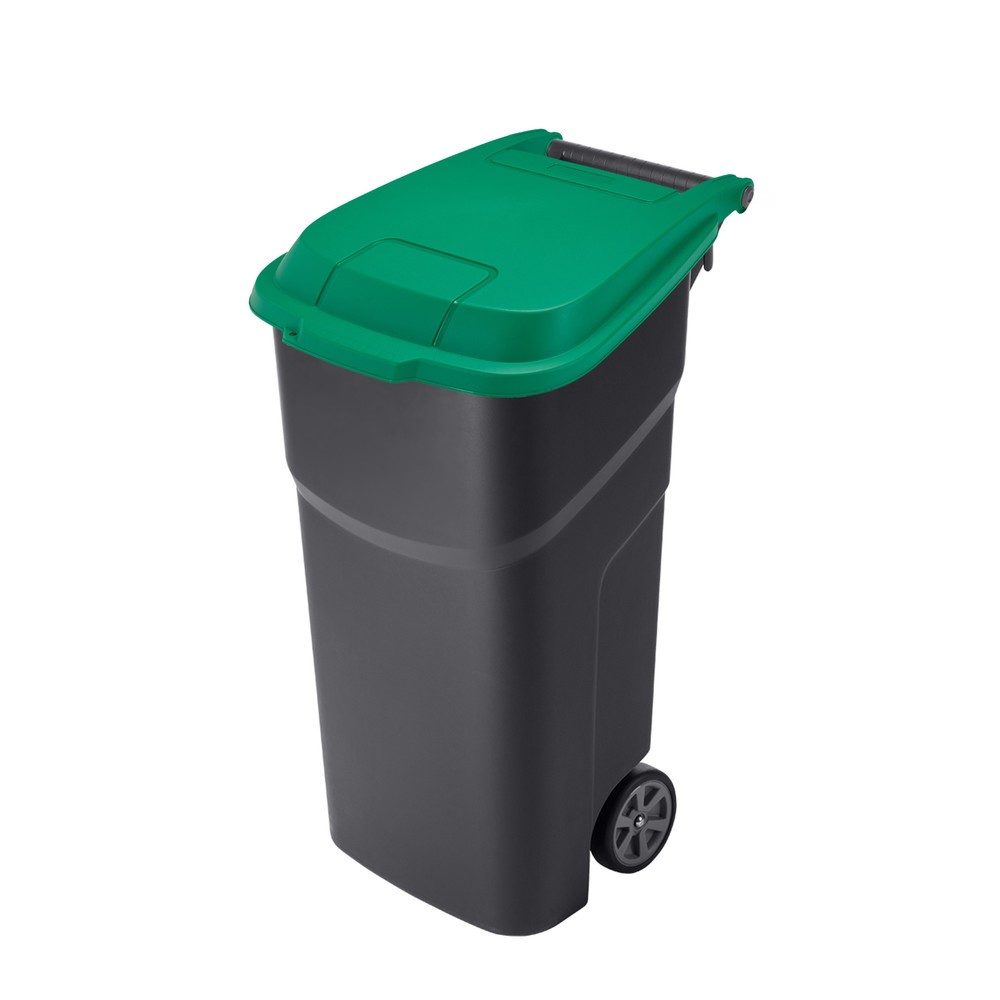 Produktabbildung Nr. 1: rothopro  Abfalltonne ATLAS, 100 l, Deckel grün
