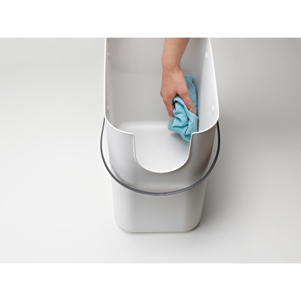 Produktabbildung Nr. 5: rothopro  Recycling-Müllsystem ALBULA, 25 l, weiß