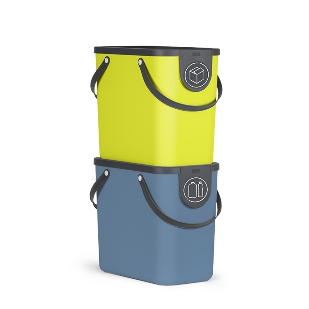 Produktabbildung Nr. 2: rothopro  Recycling-Müllsystem ALBULA, 25 l, blau