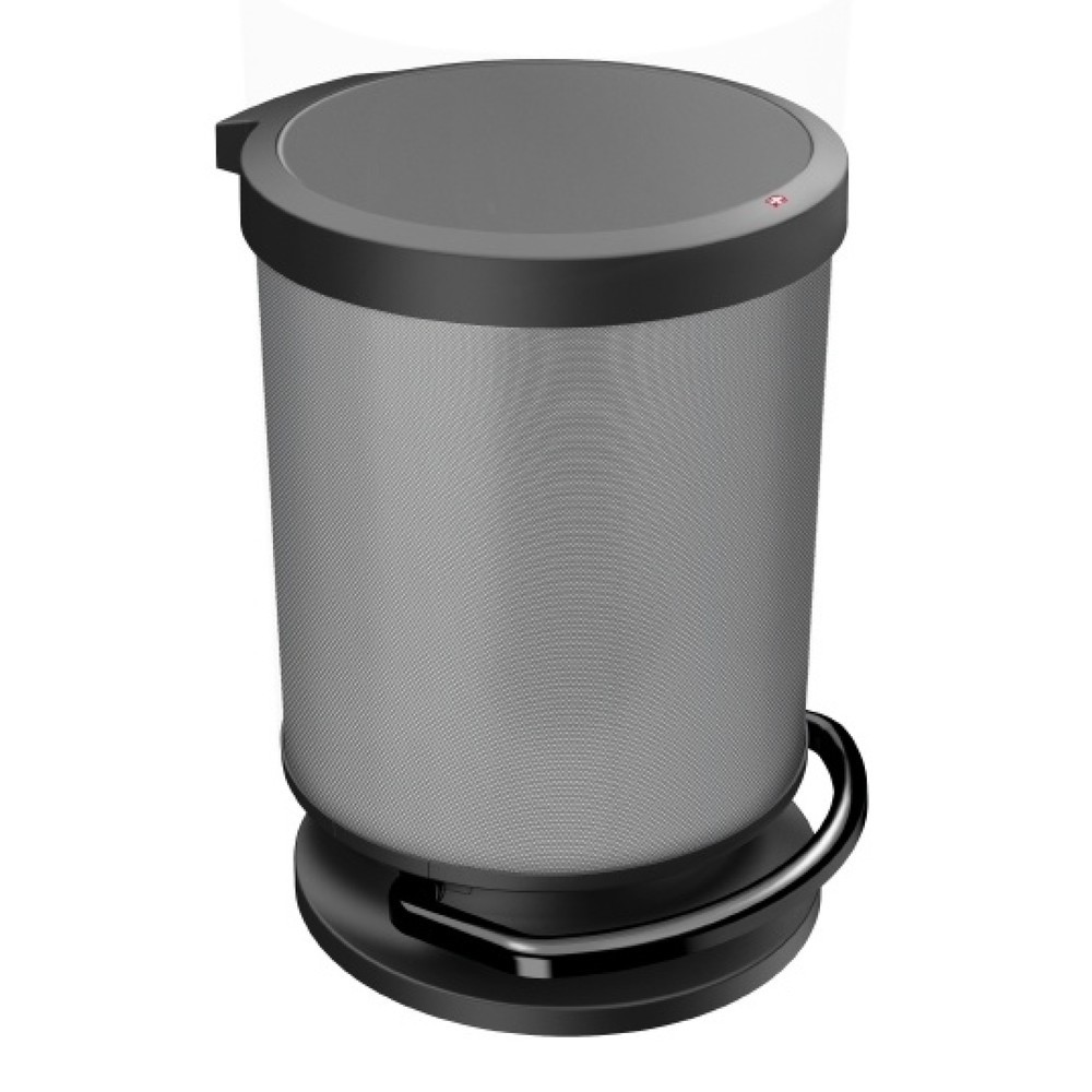 Produktabbildung: rothopro  Treteimer PASO, 20 l, rund, carbon