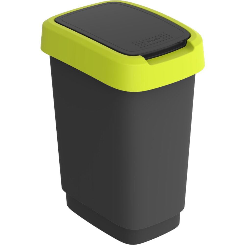 Produktabbildung: rothopro® Wertstoffsammler, TWIST, 10 Liter, lime grün