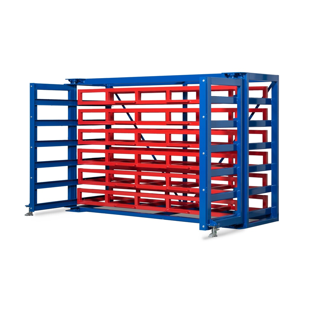 RR-Industrietechnik® Kassetten-Schubfachregal Typ RKS, Fachlast je Schublade bis 2000 kg, 100% ausziehbare Schubladen Produktabbildung: RR-Industrietechnik® Kassetten-Schubfachregal Typ RKS, Fachlast je Schublade bis 2000 kg, 100% ausziehbare Schubladen