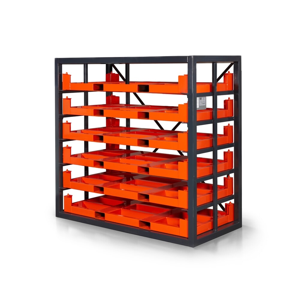 RR-Industrietechnik® Kassettenregal Typ RKR-20 Produktabbildung: RR-Industrietechnik® Kassettenregal Typ RKR-20