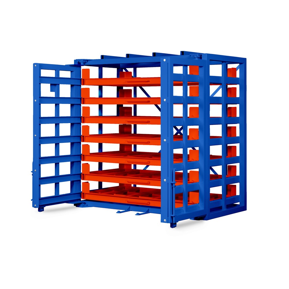 Produktabbildung: RR-Industrietechnik® Schubfachregal für Bleche Typ RBR-20G