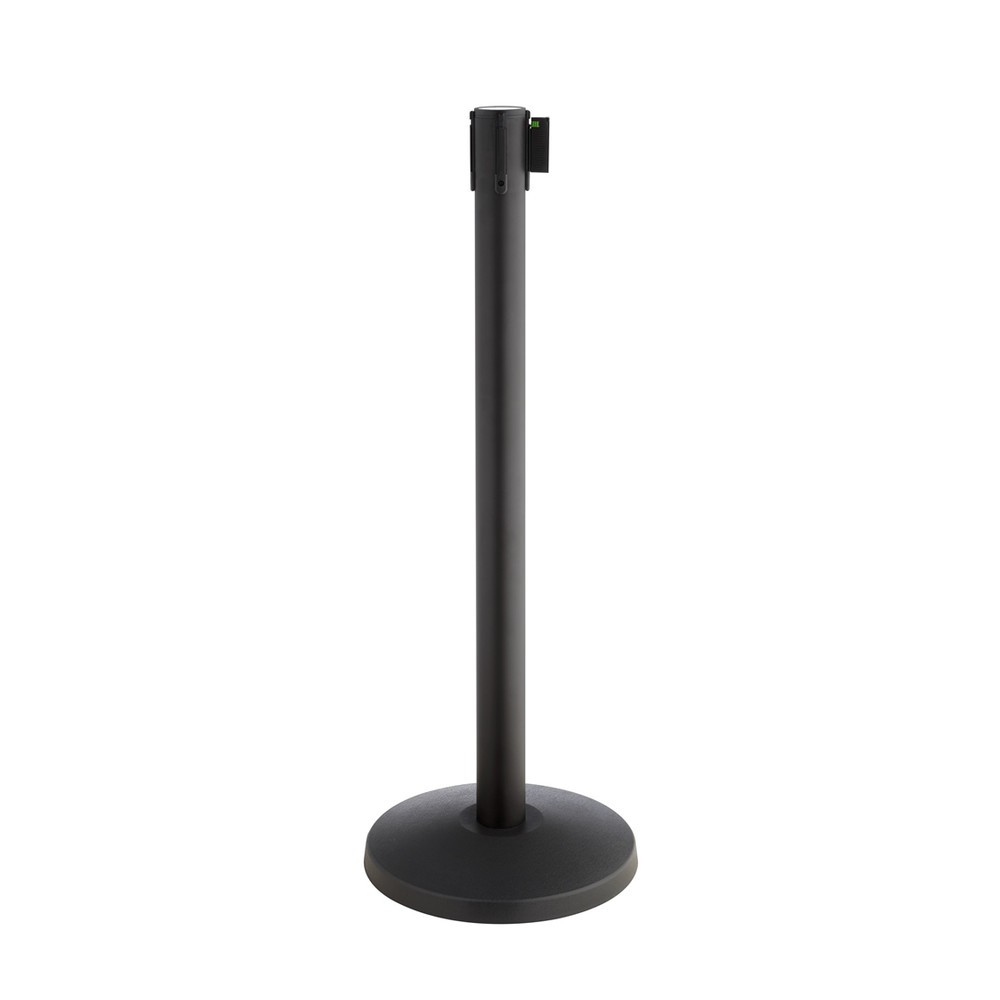 Produktabbildung Nr. 3: RS-GUIDESYSTEMS® Absperrpfosten Allround, Gurtbreite 50 mm, 2 Stk/VE, rot / weiß diagonal gestreift